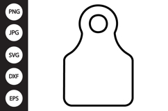 Cow Tag SVG Product Image 1