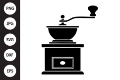 Coffee Grinder SVG Product Image 1
