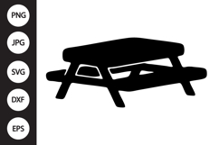 Picnic Table SVG Product Image 1