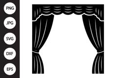 Stage Curtain SVG Product Image 1