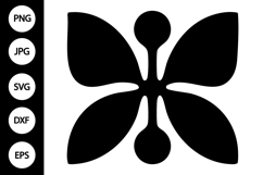 Abstract Shape Silhouette SVG Product Image 1