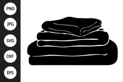 Stack of Towels SVG Product Image 1