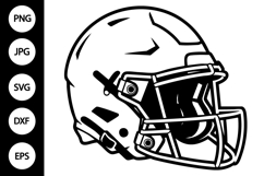 Football Helmet SVG Product Image 1