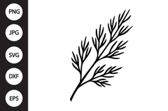 Dill Herb SVG Product Image 1