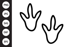 Dinosaur Footprints SVG Product Image 1