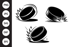 Hockey Puck SVG, Hockey Puck Clipart Product Image 1