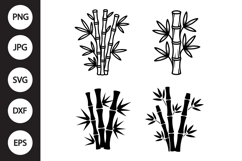 Bamboo SVG, Bamboo Clipart Product Image 1