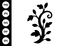 Vine Silhouette SVG Product Image 1
