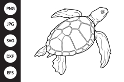 Sea Turtle SVG Product Image 1