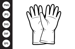 Rubber Gloves SVG Product Image 1