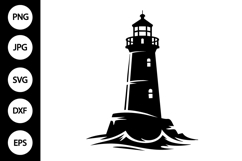 Nautical Lighthouse SVG Product Image 1