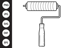 Paint Roller SVG Product Image 1