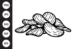 Potato Chips SVG Product Image 1