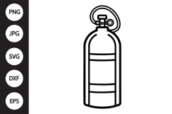 Scuba Tank SVG Product Image 1