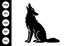 Coyote Silhouette SVG Product Image 1