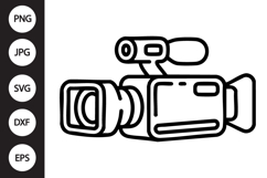 Video Camera SVG Product Image 1
