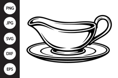 Gravy Boat SVG Product Image 1