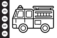 Fire Truck SVG Product Image 1