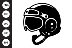 Aviator Helmet SVG Product Image 1