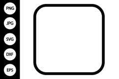 Rounded Square SVG Product Image 1