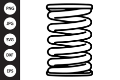 Coil Spring SVG Product Image 1