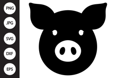 Pig Head SVG Product Image 1