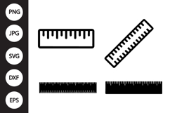 Ruler SVG, Ruler Clipart Product Image 1