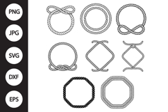 Rope Frame SVG Product Image 1