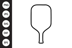 PickleBall Paddle SVG Product Image 1