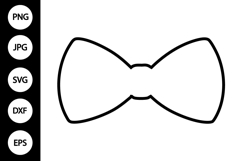 Bow Tie Outline SVG, Coloring Page Product Image 1