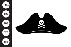 Pirate Hat SVG Product Image 1