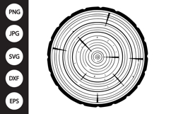 Tree Rings SVG Product Image 1
