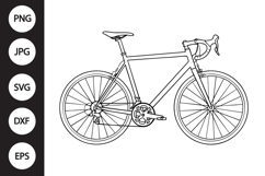 Road Bike SVG Product Image 1