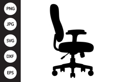 Office Chair SVG Product Image 1