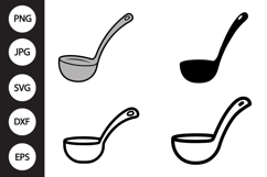 Ladle SVG, Ladle Clipart Product Image 1