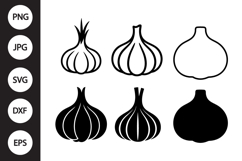 Garlic SVG, Garlic Clipart Product Image 1