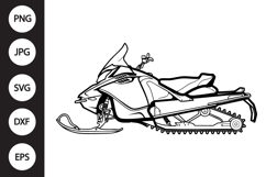 Snowmobile SVG Product Image 1