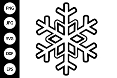 Snowflake SVG Product Image 1