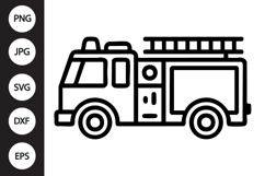 Fire Truck SVG Product Image 1