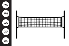 volleyball Net SVG Product Image 1