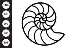 Nautilus Shell SVG Product Image 1
