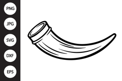 Drinking Horn SVG Product Image 1