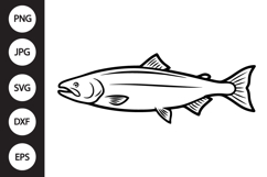 Salmon Fish SVG Product Image 1