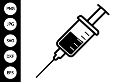 Syringe SVG Product Image 1