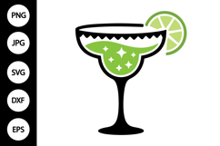 Margarita Glass SVG, Cinco De Mayo SVG Product Image 1