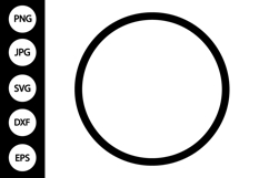 Circle Frame SVG Product Image 1