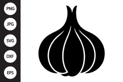 Garlic Silhouette SVG Product Image 1