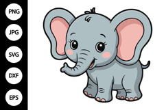 Baby Elephant SVG Product Image 1