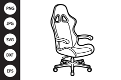 Gaming Chair SVG Product Image 1
