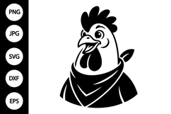 Funny Chicken SVG Product Image 1
